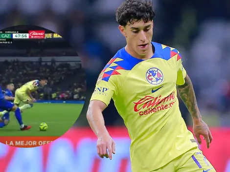 ¿Y el VAR? América pedía penal por esta acción sobre Zendejas