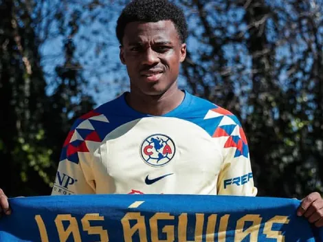 América presenta a Javairo Dilrosun en el Estadio Azteca
