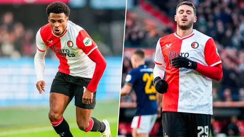 Dilrosun y Santi Giménez coincidieron en el Feyenoord