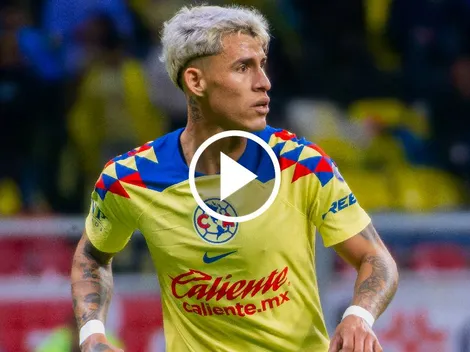 Cristian Calderón y un golazo que ilusiona a la afición del América