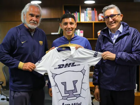 Leo Suárez ya fue presentado como nuevo refuerzo de Pumas para el Clausura 2024