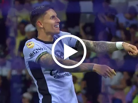 Brian Rodríguez complace a la afición de América con esta celebración