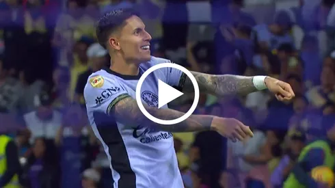 Brian Rodríguez complace a la afición de América con esta celebración