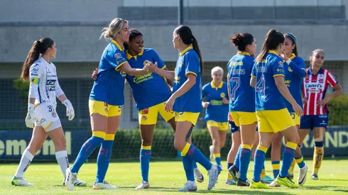 Jocelyn Orejel marcó el gol de la victoria para las azulcremas.