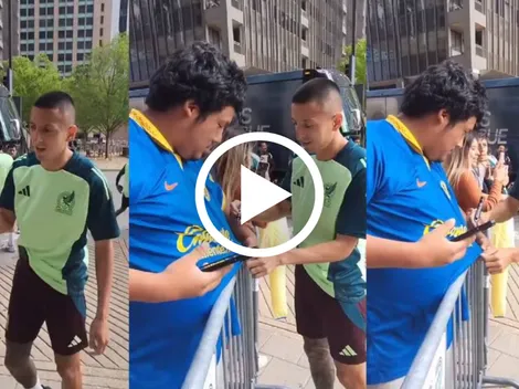 El Piojo Alvarado sorprende a la afición con esta acción con la playera del América