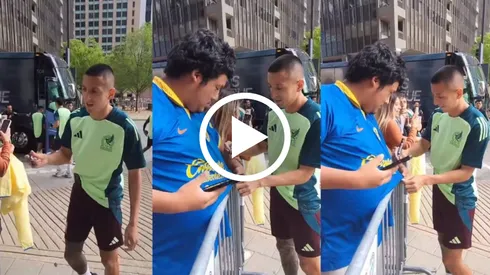 El Piojo Alvarado sorprende a la afición con esta acción con la playera del América