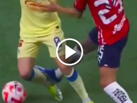 El terrible pisotón sobre Fidalgo que pudo dejar a Chivas con nueve en cancha