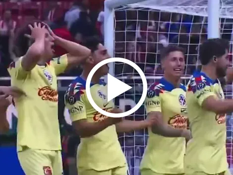 La ÉPICA celebración de América vs Chivas en el gol de Henry Martín