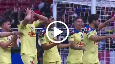 La ÉPICA celebración de América vs Chivas en el gol de Henry Martín