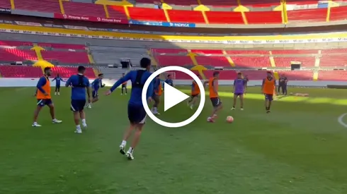 América tuvo presencia de drones en su entrenamiento previo al Clásico Nacional