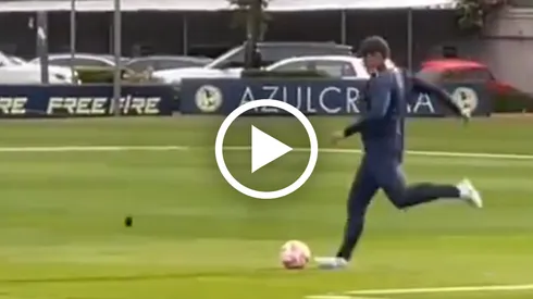 André Jardine sorprende en la práctica de América con su gran técnica individual