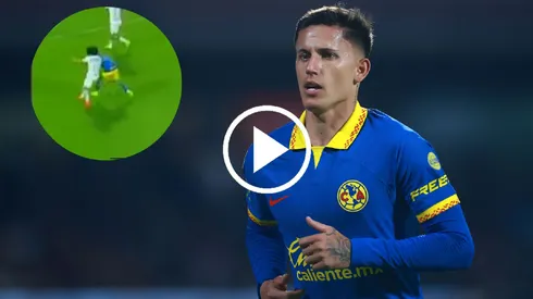 El "Chino" Huera también golpeó a Brian Rodríguez.