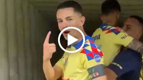 Álvaro Fidalgo y la seña que enamoró al americanismo tras el triunfo ante Toluca