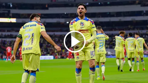 América goleó a Toluca y es el nuevo líder de la Liga MX