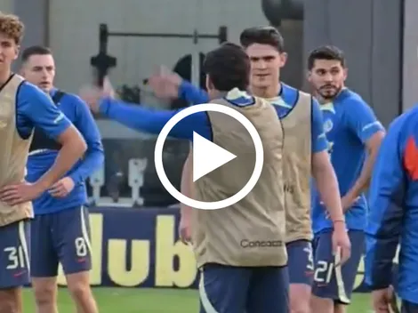 Alejandro Zendejas e Israel Reyes se enfrascan en una discusión en Coapa