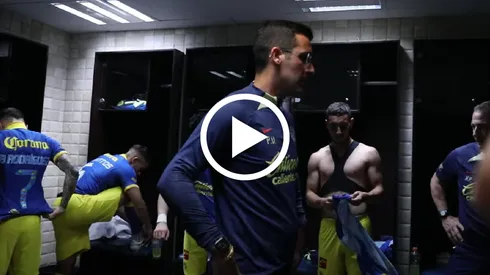 La encendida arenga de Paulo Victor previo al América vs Santos