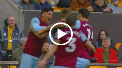 El efusivo festejo de Edson Álvarez al gol olímpico del West Ham en Premier League