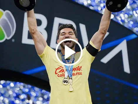 El amistoso festejo entre Henry Martín y Santiago Baños