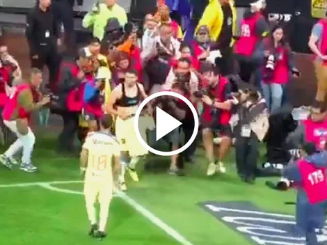 El noble gesto de Chicote Calderón tras el gol de Henry Martín