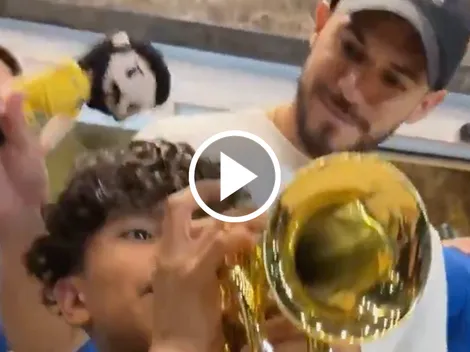 Henry Martín sorprendió a pequeño aficionado en la serenata