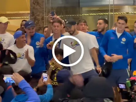 Afición de América sorprendió al equipo con emotiva serenata previo a la Final de Liga MX