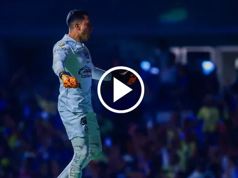 El descontrolado festejo de Malagón tras la clasificación del América