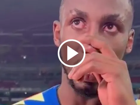 Julián Quiñones, hasta las lágrimas tras el agónico gol ante Pachuca