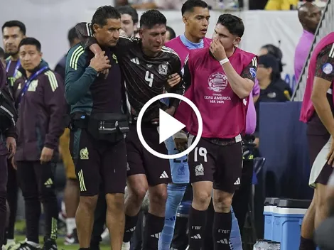 Edson Álvarez se retiró lesionado y abandonó el campo entre lágrimas