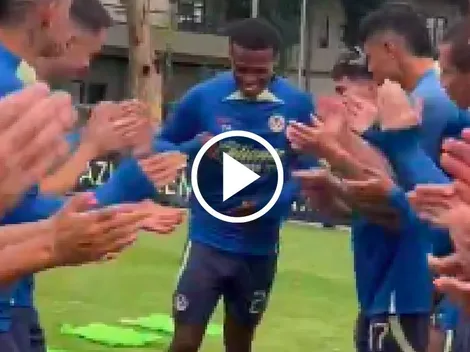 La plantilla del América tuvo un emotivo gesto con Dilrosun