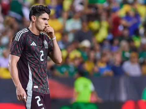 La curiosidad que presentó la playera de Israel Reyes en el México vs Brasil