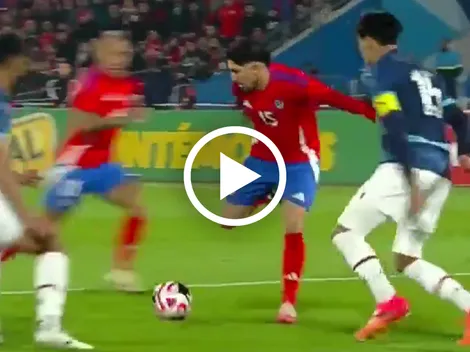 Así fue la gran asistencia de Diego Valdés que selló la goleada de Chile vs Paraguay