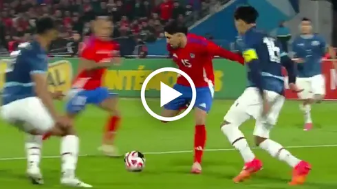 Así fue la gran asistencia de Diego Valdés que selló la goleada de Chile vs Paraguay