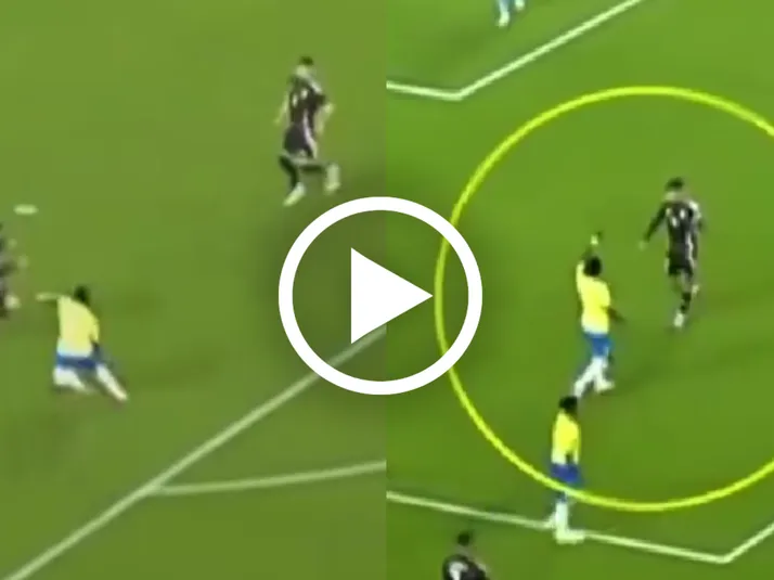 La jugada defensiva por la que Vinicius Jr felicitó a Edson Álvarez en el México vs. Brasil