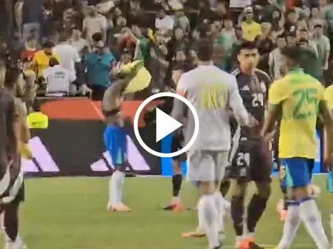 Edson Álvarez intercambió su playera con Vinicius Júnior