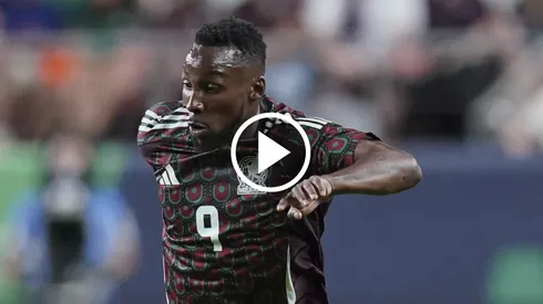 Gol de Quiñones a Brasil.