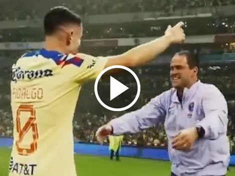 Así fue el icónico abrazo entre Fidalgo y André Jardine