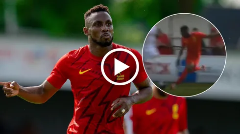 Julián Quiñones da una soberbia asistencia a su compañero de equipo Pierre- Emerick Aubameyang