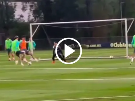 Diego Valdés y Rodrigo Aguirre armaron su primer gol con el América