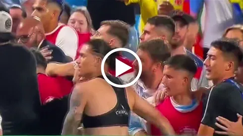 La bronca entre Uruguay vs. Colombia en donde Brian Rodríguez participó