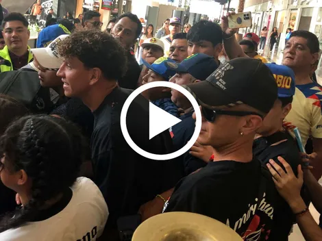 El espectacular recibimiento que le dio la afición de América a Lichnovsky