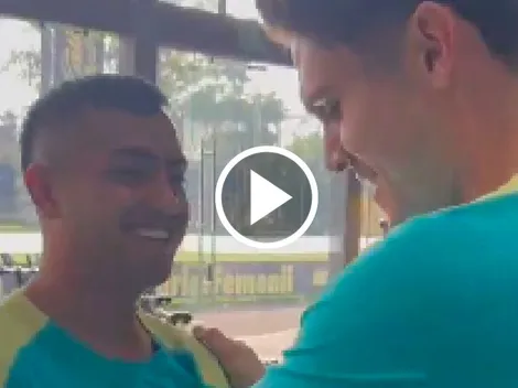 VIDEO: Así recibió Israel Reyes a Erick Sánchez en el América