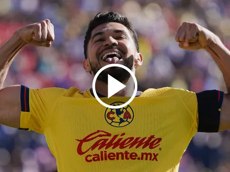 Golazo de Henry Martín por encima del portero
