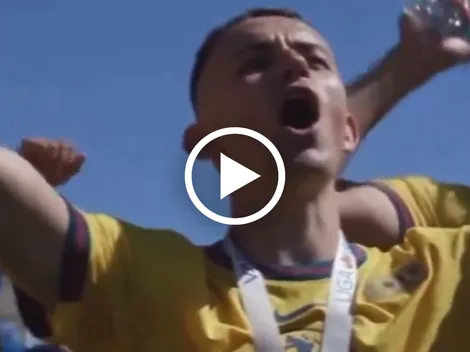 El icónico festejo de Álvaro Fidalgo que enamoró a la afición tras el título de Supercopa