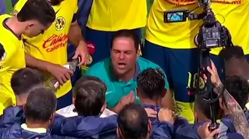 André Jardine tomó la palabra antes de la tanda de penales.