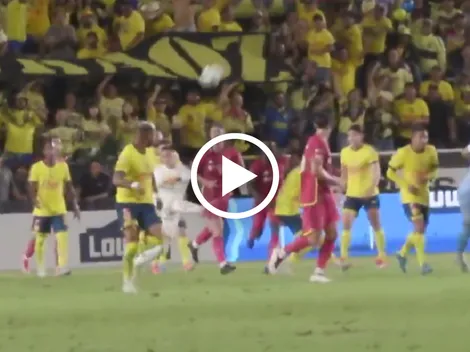 La toma que no viste de la asistencia de Malagón a Aguirre en Leagues Cup 2024