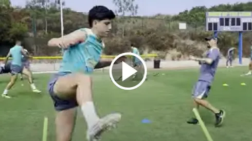 Kevin Álvarez entrenó con normalidad con el América