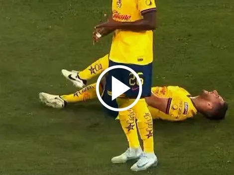 VIDEO: Sebastián Cáceres se lesiona y enciende las alarmas del América