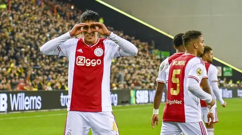 ARNHEM, 26-02-2023, GelreDome, Dutch Eredivisie Football, season 2022 / 2023, Vitesse – Ajax, Ajax player Edson Alvarez