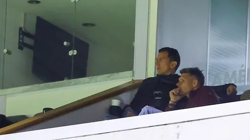 Fernando Ortiz observó atento el juego de Atlas.