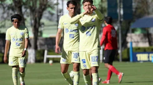 Karel Campos hizo el gol del triunfo para la Sub 20 americanista.